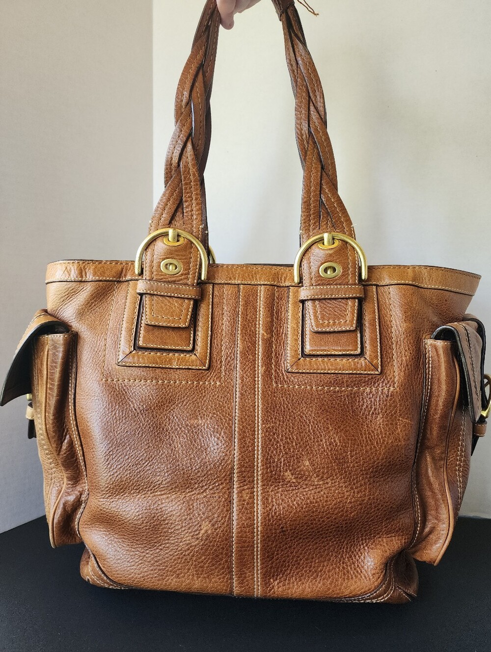 Coach Vintage Dylan Soho Tote, VGUC, Whiskey, 2006, 10050